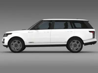Range Rover Hybrid LWB L405 3D model