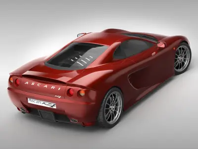 Ascari KZ1 British Sports Car 3D model