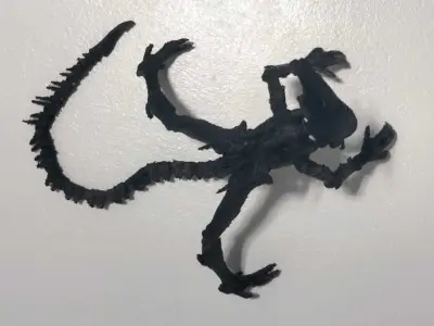 REAL ALIEN XENOMORPH FLEXI Free 3D print model