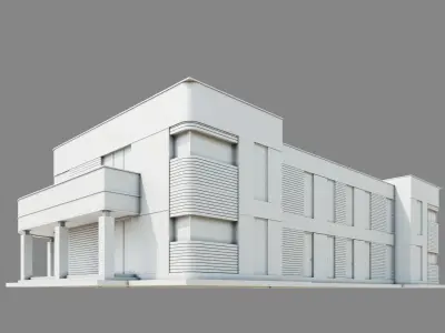 Modern House ID048 3D model