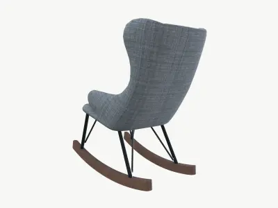 Rocking Chair Low-poly 3D model