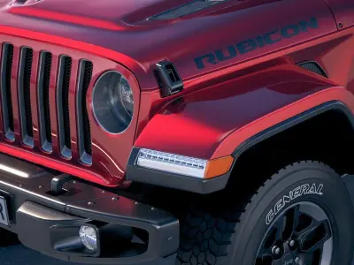 Jeep Wrangler Rubicon SoftTop 2019 3D model