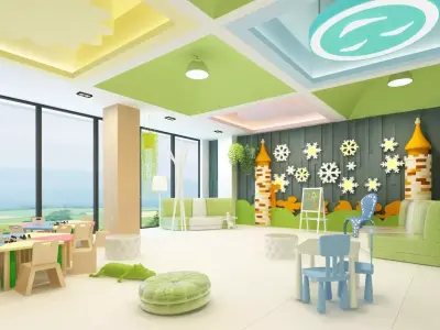 Kindergarten Playground 3D model