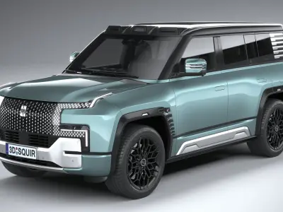 BYD Yangwang U8 2024 3D model