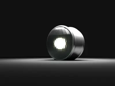 HEADLIGHT OF CAR Low-poly 3D model