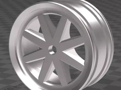 12MM Hex RC Wheels 3D Print model 3D print model