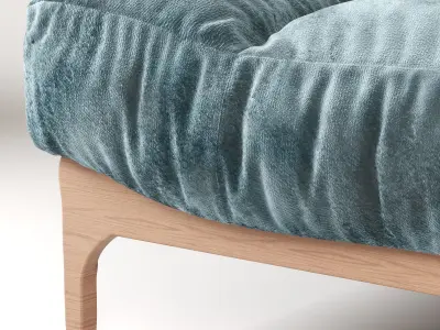 beautiful and comfortable sofa for unique decoration 3D model