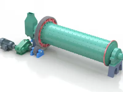  Ball Mill 3D model