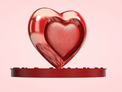 Heart - Home Decor Low-poly 3D model