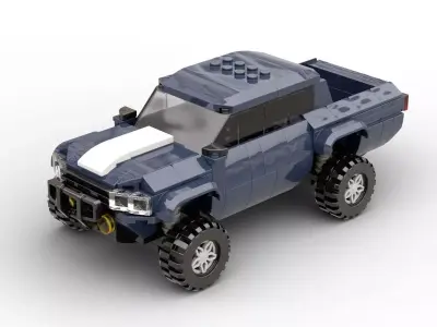 MocBricks3D - Lego Racing Truck 3D print model