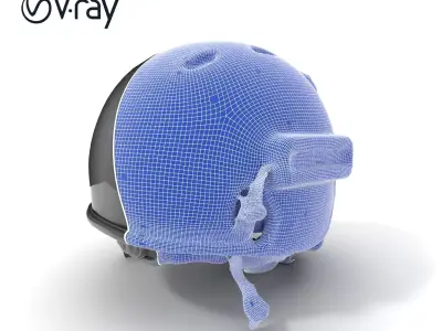 Tactical Helmet Model Pack Low-poly 3D model