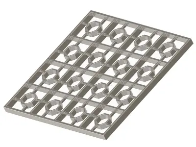 Astonishing Window Grill 3D print model