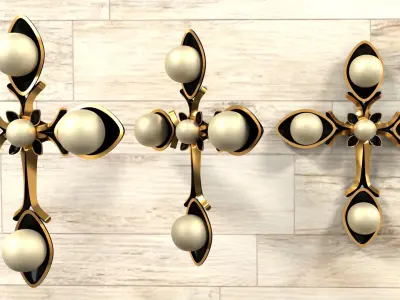 Cross deco 3D model