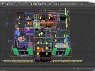Apartment of Mrs Hoa - Titan6 - MAX OBJ FBX SKP Collada Simlab 3D model
