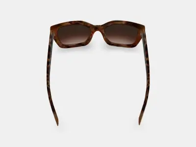 Bette Sunglasses in Sesame Tortoise 3D model