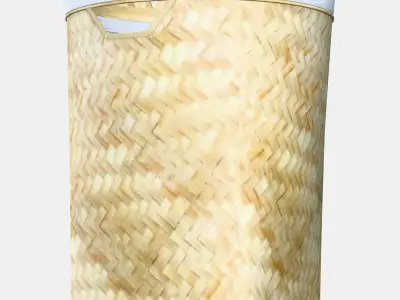 SALUDING Laundry basket Low-poly 3D model