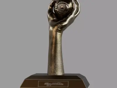 Halloween Eyeball Trophy 3D print model