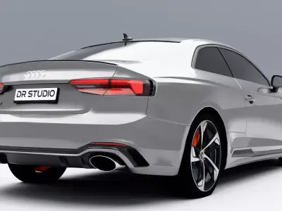 Audi RS5 Low-poly 3D model