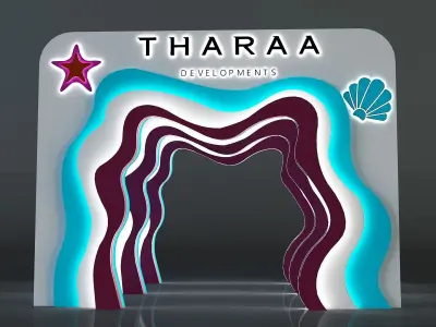  Event Gate Counter Exhibition Entrance Design a669b 3D model