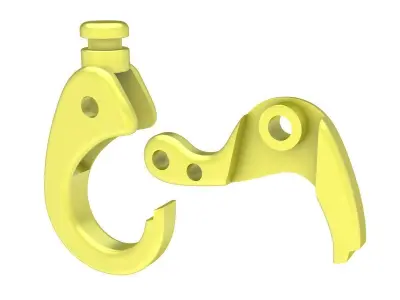 Luxury Jewelry Lobster Clasp  3941 3D print model