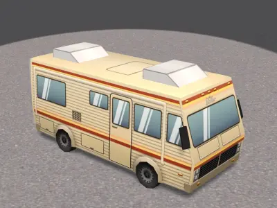 Cartoon Cars pack 3 Low-poly 3D model