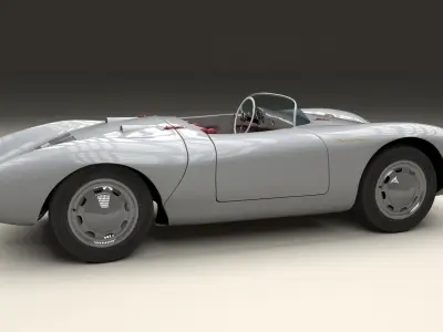 Porsche 550 Spyder 3D model