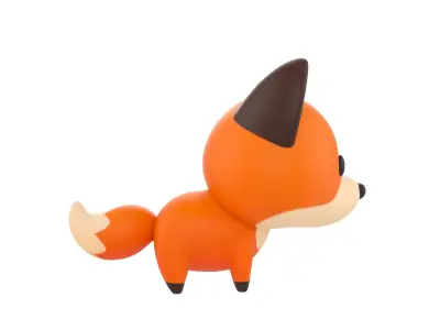 Character029 Fox 3D model