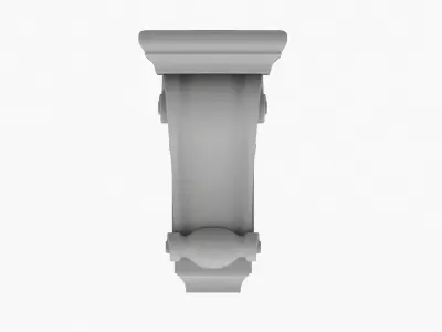 Scroll Corbel 56 - 3D Printable 3D model