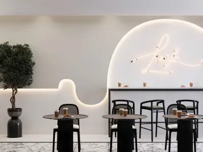 Small cafe 3D model