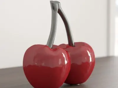 Art Cherries Decoration Peralta Sculpture 3D model