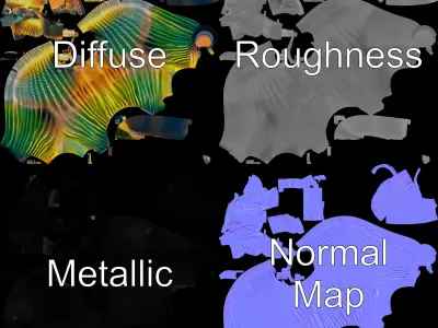 Elephant Cactus  LIRILIRILA ELEFANTE Low-poly 3D model