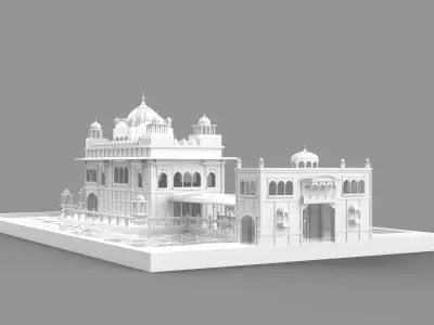 Golden Temple India  3D model