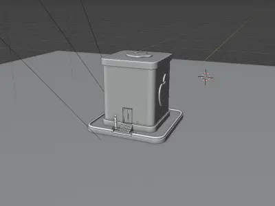 Apple Aquarium High Quality 3D Model in Blender Low-poly 3D model