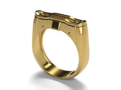 Simple car ring 7 SIZES 3D print model