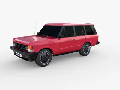 Range Rover Classic RHD v2 3D model