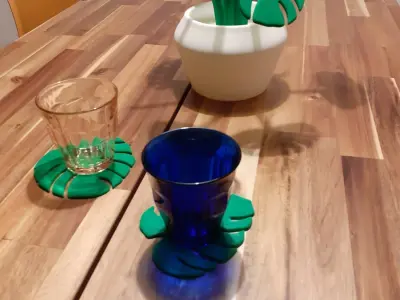 Monstera plant for 3Dprint 3D model