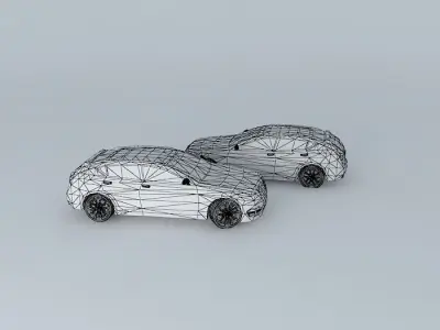 Car Panthere NEG 0.12 Free 3D model