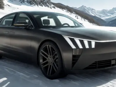 Electric car 4 3D model