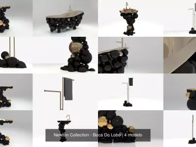 Newton Collection - Boca Do Lobo 3D Model Pack