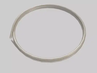 Water Level Tube Low-poly 3D model