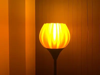 Lamp kit flower colors 3D print model