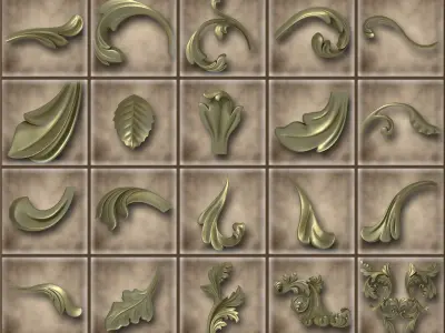 Ornamental Vol 03 3D model