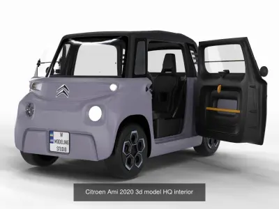 Pack mini-car HQ interior