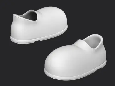 Shoes cartoon 3D model
