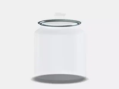 VARDAGEN tin with lid Low-poly 3D model