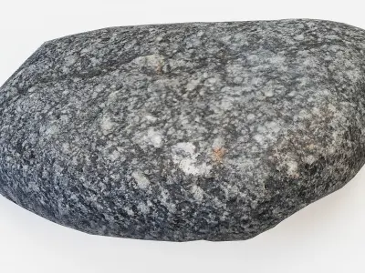 Small Stone 05 PBR Low-poly 3D model