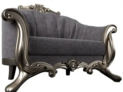 Classic Armchair  MONDELUX 3D model
