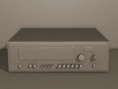 Rare HI FI tuner 3D model