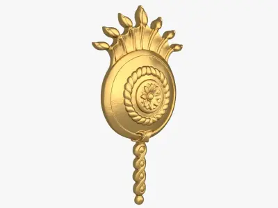 Classic decor ornament 225 3D model