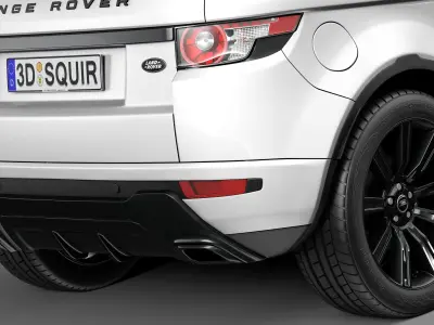 Range Rover Evoque Black Design 2013 3D model